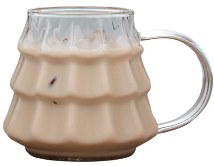 Jukeoiu Taza de árbol de Navidad, taza de té, taza de café, árbol de Navidad, tazas de café, té y leche para mujeres, niños, niñas, hombres, aptas para lavavajillas