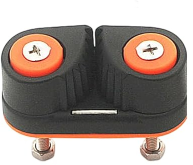 kokdid Adjustable Boats Rope Clamp with Double Ball Bearing Secures 3-6mm / 3-12mm Cables for Boating and Fishing Applications Marine Rope Fasteners