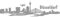 Samunshi® Autoaufkleber Düsseldorf Aufkleber Skyline in 8 Größen und 25 Farben (15x3,8cm grau)