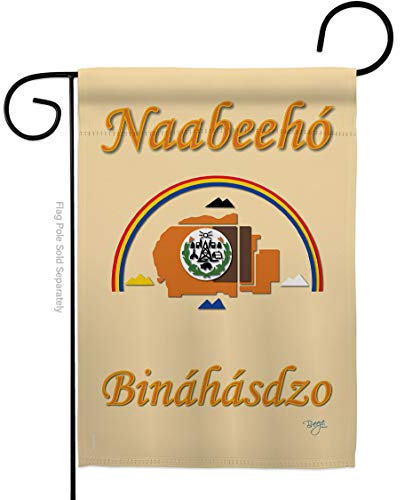 Breeze Decor – Navajo Nation Americana – Everyday Impressions Dekorative Vertical Garden Flagge 33 x 47 cm in den USA Gedruckt