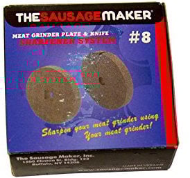 Meat Grinder Knife and Plate Sharpening System (Fine Grind, #8 Meat Grinder Knife and Plate Sharpening System)