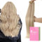 YoungSee Clip in Extensions Echthaar Blond Strähnchen Echthaar Extensions Clip in Blond Remy Glatt Extensions Echthaar Clips Aschblond und Warmblond 35cm 7 Stück 120g #18/613