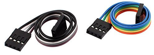 Aexit 2 STÜCKE 2,54mm Pitch 4 P Weibliche Breadboard Doppelkopf Jumper Draht Kabel 20 cm Länge (e47dbe6faaaaeffbdde8cd51956c325b)