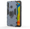 MHHQ Huawei P30 Lite Funda, 2in1 Armadura Combinación A Prueba de Choques Escudo Cáscara Dura PC + TPU con Soporte Magnetic Car Mount Case Cover para Huawei P30 Lite -Black Plus Gray