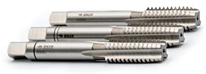 BAER Lot de 3 tarauds manuels HSSG - M 7 x 1,0 - Jeu de tarauds - Filetage