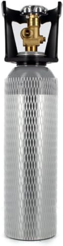 Filtriacquashop Bouteille Co2 4 kg en aluminium entièrement rechargeable avec valve résiduelle