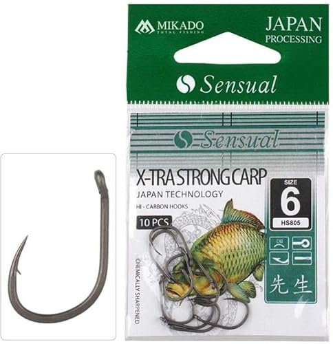 Mikado Haken Sensual X-Tra Strong Carp Nr. 12 Db.