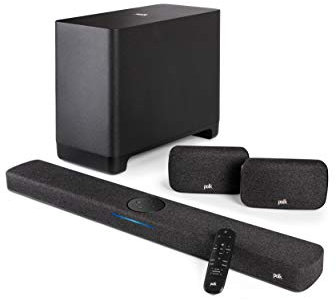 Polk Audio React Bar React Sub - Subwoofer inalámbrico para la Barra de Sonido Polk React SR2 Wireless Surround-Lautsprecher