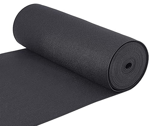 BENECREAT - Pulsera elástica de 20 cm x 4 m, color negro