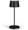 Stilosa 3 XL - Dimmbare LED Akku-Tischlampe IP54 Indoor & Outdoor - Aufladbar - Warme Lichtfarbe - Designer Tischleuchte mit USB-C Port - Schwarz