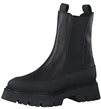 Tamaris Chelsea Boot - Olive Glattleder 39 EU
