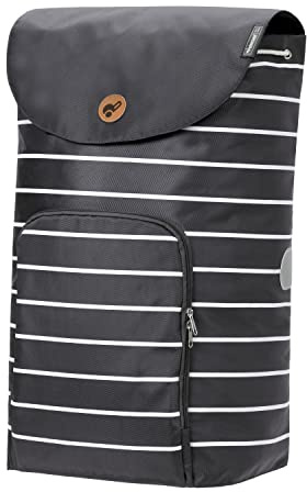 Andersen Einkaufstrolley Ersatztasche - 47 Liter - Fronttasche | extra Innenfach - wasserabweisend - Reflektoren - faltbar - Mia anthrazit