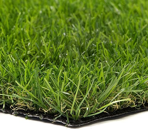 Tapis gazon synthétique vert 25 mm en rouleau Villa - Rouleau hauteur 2 m x 5 m (10 m²)