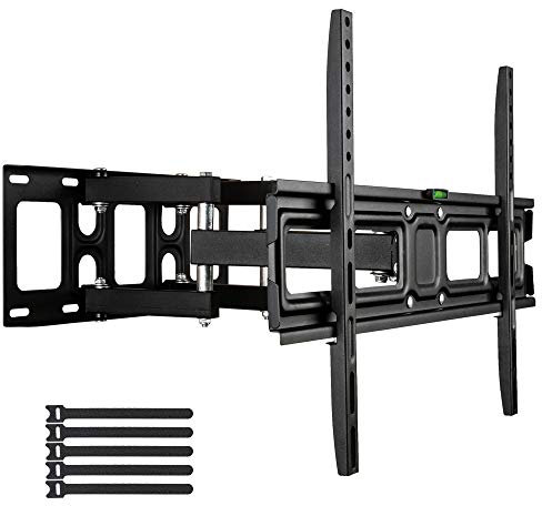 Support Mural TV pour 32-86 Pouces,Support TV Mural Inclinable Universel Fixation Mural pour écran Plat PC LED LCD,VESA 400x600mm,Capacité de 50kg
