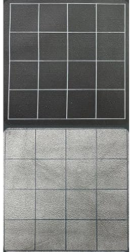 Megamat® 1” Reversible Black-Grey Squares (34½” x 48” Playing Surface)