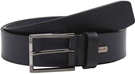 LLOYD Leder Gürtel Men's Leather Belt 4.0 W80 Navy dunkelblau kürzbar
