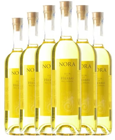 Licor de hierbas Viña Nora Orujo de Galicia 70 cl (Caja de 6 Botellas de 70 cl)