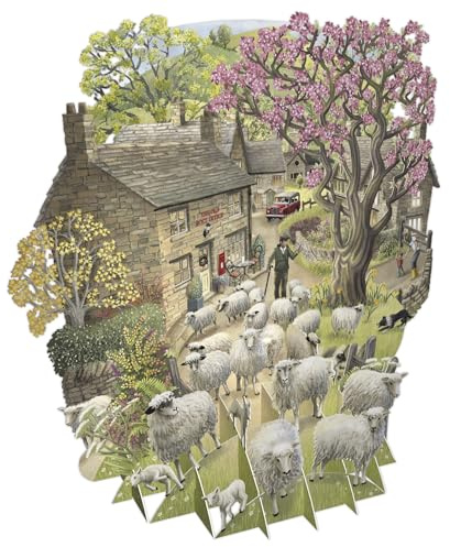 Paper D'Art TW058 3D-Pop-Up-Karte The Shepherd