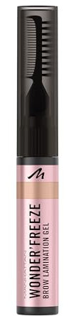Manhattan Wonder'Freeze Brow Lamination Gel 002 Blonde, wasserabweisendes und wischfestes Augenbrauen-Gel das formt und fixiert