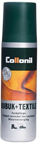 Collonil Nubuk + Textile, Exquisite Flüssigpflege für Nubuk- und Stoffschuhe, 100 ml, Flaschengrün