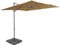 Xichuzi Sonnenschirm mit Schirmständer, Sonnenschirm Terrasse, Sonnenschutz Garten, Balkonsonnenschirme, Balkon Sonnenschutz, Balkon Sichtschutz Uv-Schutz, Taupe
