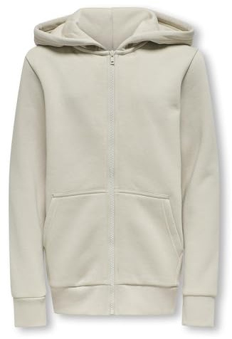 Only & Sons Jungen Osjceres Zip THR. Hoodie SWT Noos, Silver Lining, 170-176 EU