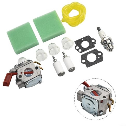 Ensemble complet de carburateur de rechange pour débroussailleuse Homelite B25C BC2500R D725CD D825SB F2020 F3040 F3050