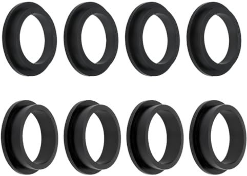 Gosknor Joint Torique en Forme L 11228 11412, Caoutchouc Joint de Tuyau Compatible avec Le Moteur de Pompe Filtre à Sable Intex (4 Pièces 11228 et 4 Pièces 11412)