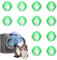 12 Bolas Quita Pelos Mascota - Atrapa Pelos Lavadora Atrapa Pelos Lavadora Elimina Pelo de Lavadora Bolas Atrapapelos para Lavadora Bolas para Lavadora Apto para Lavadoras y Secadoras (Verde)