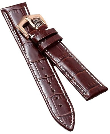 ZCCZJS Lederbänder kompatibel mit Patek Philippe Leder Uhrengurt