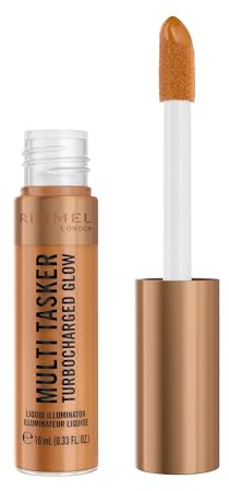 Rimmel Multi Tasker Turbocharged Glow Liquid Illuminator - 008 - It's Giving Bronze, 10 ml