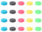 eMagTech Lot de 20 Protections pour Joysticks Compatible avec Nintendo Switch Joy-Con