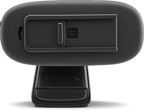 JCJCgifts Webcam-Abdeckung für Logitech C270/C310 HD Webcam, Slide Shutter Privacy Cover mit präzisen Mikrofon- und LED-Anzeigeausschnitten, Anti-Spionage-Schutz für PC/Laptop (Schwarz)