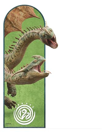 Star Cutouts SC4840 Hideous Zippleback Sailboard How to Train Your Dragon Live Action Cardboard Cutout 182cm – Fantasy Party Decoration, Birthday Display & Fan Gift