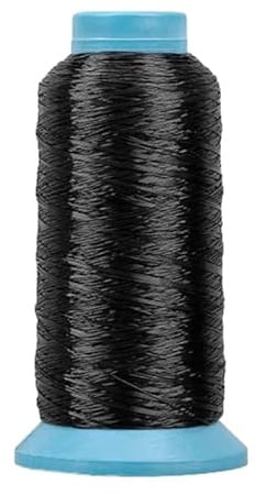 Nylonfaden, 0,15 mm breit, schwarzes Nylon-Nähgarn für Polster, 4500 m
