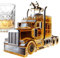 Decanter per whisky a mezzo camion, bottiglia vintage per liquore, 375 ml, per feste, matrimoni, compleanni e hosting domestico, 24 x 15 x 13 cm, multicolore