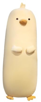 JWQFBC Langes Entenkissen, Kuscheltier, Dekoration, Ornamente, Kuscheltiere, Puppen, Stofftiere für Erwachsene Und Jungen, 90cm