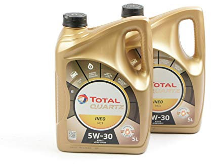 2x MOTORÖL TOTAL QUARTZ INEO MC3 5W-30 5L MB