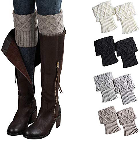 Good partner Legwarmer beinstulpen damen Stiefelstulpen Beinlinge Kurzstulpen (4 Farben)