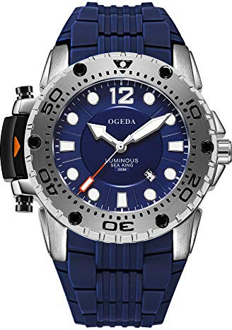 Benyar Herren Uhr Chronographen Analog Quarz wasserdichte Business Sport Design Lederarmband Armbanduhren für Herren Geschenk für Männer
