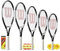 WILSON Tennisschläger Roger Federer für Kinder (Verschiedene Optionen) (23 & Anlasser Bälle)