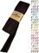 Sandras-Bastelladen Schrägband/Einfassband Baumwolle Uni gefalzt 5m x 20mm 990-Schwarzbraun