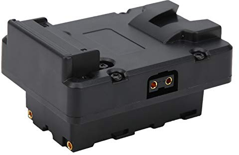 Socobeta V‑Lock Battery Adapter V Mount to NP‑F V Mount Battery Adapter NP-F Battery for V Mount Battery Supply Monitor Camera