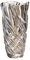 ifundom Verre Cristal Vase Fleur Cristal Vase en Verre Lumière Luxueux Vase pour La Fête De Mariage Accueil Salon Décoration (1Pc Brun)