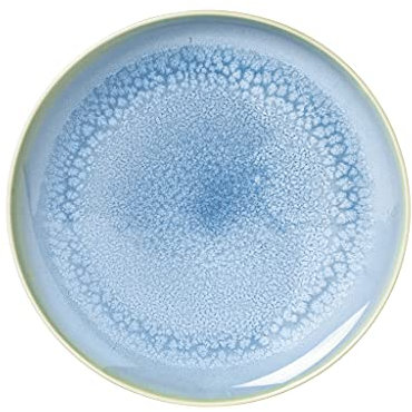 like. by Villeroy & Boch Group, Crafted Blueberry, assiette plate, 26cm, Porcelaine Premium, turquoise