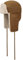Stetson Calf Split Lapeer Fliegermütze Herren - 100% Kalbsleder - Gefüttert aus Baumwolle - Wintermütze mit Ohrenklappen - Mit Kunstfellbesatz - Pilotenkappe Herbst/Winter Cognac XL (60-61 cm)