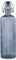 BITZ Kusintha Glasflasche, Glaskaraffe, Höhe 30 cm, 0,75 Liter, Blau