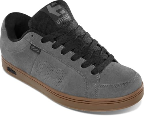 Etnies Herren Kingpin Skate-Schuh, Grau Schwarz, 42.5 EU