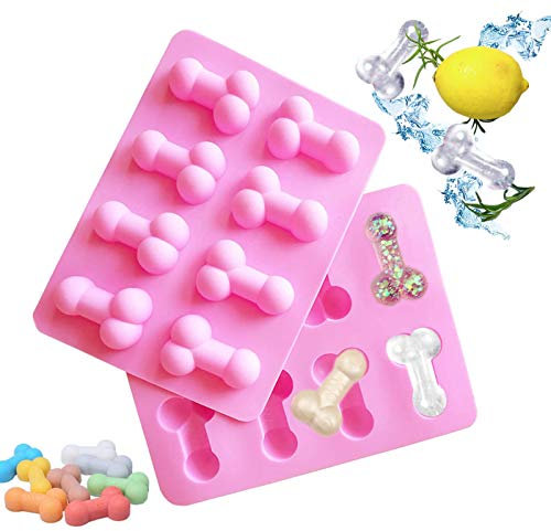 2 Stück Silikonform, Mini Schokoladen Backform, Neuheit EiswüRfelform, Ice Seifenformen Silikon für Schokolade, SüßIgkeiten,Gelee,Kekse, EiswüRfel(Rose)