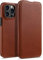 StilGut cover a libro compatibile con iPhone 14 Pro Max (6.7) custodia in pelle ultrasottile, apribile di 360 gradi, cover in pelle – Cognac